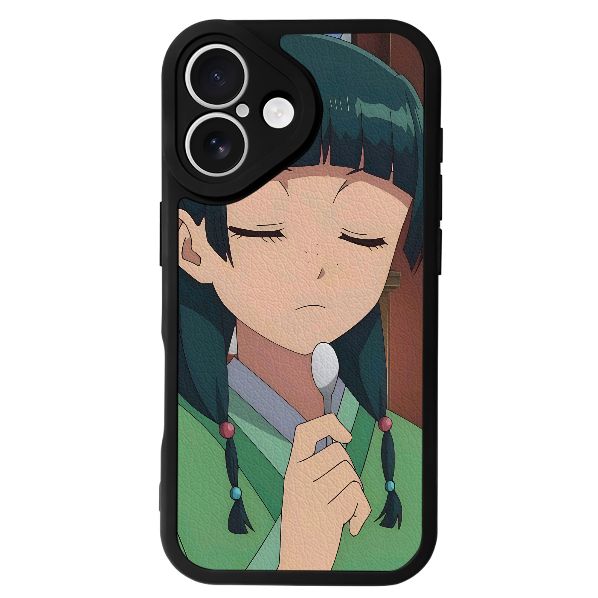 （画像用） 薬屋のひとりごと The Apothecary Diaries 【iPhone 16シリーズ対応】シリコンスマホケース（レザー調） 材質：シリコン